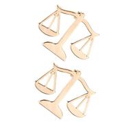 Beaupretty Spilla da Bavero in Lega a Forma di Bilancia della Giustizia 2 Pezzi Spilla da Colletto per Uomo in Metallo Accessorio per Abiti Formali e Casual Fissaggio Sicuro Design