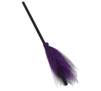 Beaupretty SPOSTA STHCH COOM piccola scopa delle Halloween sinistro strisciante È puntello per scopa per Wizard Flying Broom Viola,porpora Colore Casuale