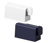 Beaupretty Spremi Dentifricio Da Bagno Distributore Di Dentifricio A Parete Spremi Dentifricio Senza Angoli Porta Dentifricio Per La Casa 2 Pezzi/kit