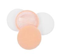 Beaupretty Spugna Rotonda Da Trucco Da 6 Cm Di Confezione Da 20 Pezzi in Morbido Cotone Per Il Tono Della Pelle