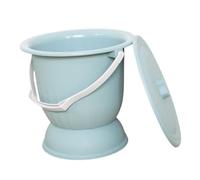 Beaupretty sputacchiera vasino portatile Vasino con maniglia Potty notturno Vasino igienico l'urina può bottiglia di urina unisex secchio di plastica per urina vasetto di urina pp Sky-blue