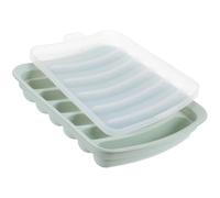 Beaupretty Stampo e Preparazione di Dolci e Cibi Riutilizzabile in Silicone per Salsicce Verde con Superficie Liscia 17,5x12,5x3,4 Cm per Cottura al