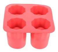 Beaupretty Stampo per Ghiaccio Contenitore Resistente e Riutilizzabile a Forma di Bicchiere in Silicone Sicuro e Morbido, fare Cioccolato e Budino per Cubetti di Ghiaccio