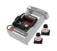 Beaupretty Stazione Servizio Miniatura Simulata con Pompa Interattiva e Funzione Contatore per Educativo in Resistente e Sicura