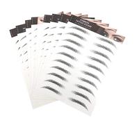 Beaupretty Stickers Sopracciglia Finti Impermeabili 3D Per Donne Adesivi Neri Per Sopracciglia Look Naturale e Creativo