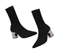 Beaupretty Stivaletti a Calzino Invernali Grosso a Punta Design Scarpe per e Inverno