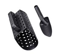 Beaupretty Strumenti per Ricerca di Metalli con Pala e Paletta Sabbia Resistenti Kit Manuale per Rilevamento Metalli con Impugnatura Antiscivolo Accessori per Esploratori e Lavaggio Minerario