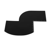 Beaupretty Strumento Per Rifinitura Della Barba Con Righello Incorporato Per Misurazione Precisa Stencil Per Modellare L'attaccatura Dei Capelli e La Forma Della Barba Realizzato Con Material