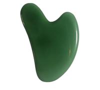 Beaupretty strumento raschiante facciale Piastra per massaggio tenuto strumento facciale scratcher attrezzo massaggiatore raschiante gua sha strumento di massaggio facciale Green