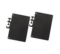 Beaupretty Supporto per Microfono Vassoio Porta Scheda Audio e Telefono Morsetto Regolabile per Trasmissione in Diretta Vassoio Rimovibile Bordi Rialzati per Accessori Set da 2 Pezzi