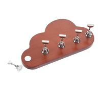 Beaupretty Supporto Per Unghie Legno Con Portanail Argento Per Pratica Nail Art e Uso Salone Design Per Esporre e Dipingere Unghie Finte