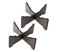 Beaupretty Supporto Regolabile per Tongue Drum Cavalletto in Legno Scuro per Esposizione e Professionale Stand Stabile e Portatile per Ethereal Handpan