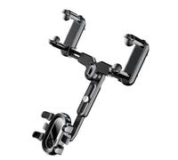 Beaupretty Supporto Telefono Auto per Specchietto Retrovisore Multifunzionale Girevole e Resistente Montaggio Sicuro per GPS e Smartphone