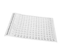 Beaupretty Tabella Accordi Arpa in Carta Resistente per Principianti Pratica e Portatile Utile per Apprendere e Esercitarsi Posizioni delle Dita