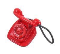 Beaupretty Telefono Vintage Miniatura Retrò Decorazione per Casa delle da Scrivania Statuina per Arredamento Casa Miniatura Accessorio