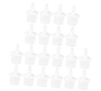 Beaupretty Testine Di Ricambio Trasparenti Per Colla Ciglia Boccaglio Da 1 Cm, Set Da 20 Pezzi Anti-bloccaggio Per Estensione Ciglia, Accessori Professionali e Per Uso Familiare