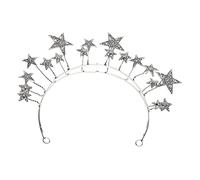 Beaupretty Tiara Corona da Sposa Elegante e Misteriosa Cerchietto per Capelli Vintage Decorativo Accessorio per Matrimoni e Compleanni