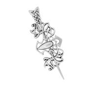 Beaupretty Tornante forcine per fermaglio per forcina del cranio fermagli per vichinghi accessori vichinghi accessori per vichinghi Lega di zinco Silver