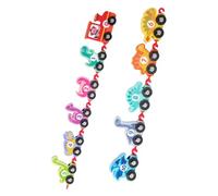 Beaupretty Treno Legno Dinosauri Dei Cartoni Animati Giocattolo Educativo Per Ragazzo Blocco Animali Colorati Da Da Scrivania Interattivo