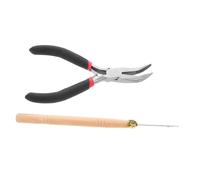 Beaupretty Uncinetto Per Dreadlocks e Parrucche Pinze Per Di Strumenti Per Tessitura Di Aghi Per Uncinetto Per Parrucche