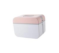 Beaupretty Valigetta Multifunzionale Per Medicinali Contenitore Del Kit Di Pronto Soccorso Custodia Multistrato Custodia Multifunzionale Gabinetto Di Pronto Soccorso Portapillole Rosa
