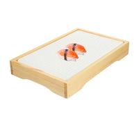 Beaupretty Vassoio di Sushi in Legno Piastra Refrigerante per Pesce e Salmone, Utilizzabile per Conservazione Alimenti e Presentazione in Ristoranti
