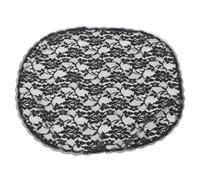 Beaupretty Velo Da Sposa Velo Corto Velo Drappeggiato Velo Latino Velo Retrò Velo Bohémien Velo Velo Con Cappuccio Velo Decorativo Velo a Singolo Velo Elegante Black Pizzo