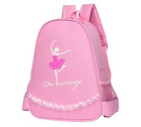 Beaupretty Zaino da Ballo per Bambini Regolabile Tracolla, Borsa da Balletto Leggera Rosa per Ragazze, Zaino da Viaggio per Danza Classica e Latina, Borsa Praticaper Viaggi e Attività Quotidiane