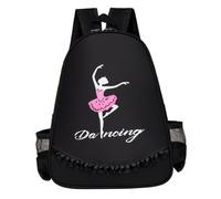 Beaupretty Zaino Danza per Bambina Oxford Chiusura a Cerniera, Grande Capacità per Balletto e Danza Latina, per Camminare e Lavorare Colore Casuale