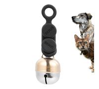Beau's Bells V2 - Campanelli per collare per cani e gatti con clip a sgancio rapido, in rame fatto a mano, per tenere traccia del tuo animale domestico, protegge la fauna selvatica