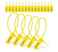 Beausoleil 1000 Pezzi Sigilli Antimanomissione Plastica Etichette Estintore Etichette di Sicurezza Sigillate Etichette di Sicurezza Numerate (Giallo)