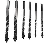 Beausoleil 6 Pezzi Mattonelle Di Ceramica Trapani Trapani in Massoneria Per Vetro, Mattone, Punta In Carburo di Tungsteno In Legno Per Piastrelle di Ceramica Dimensione 6, 6, 8, 8,10,12 mm