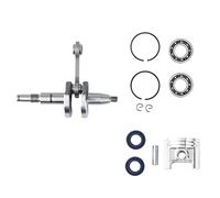 Beausoleil Guarnizione Cuscinetto Manovella e Kit Segmenti Pistone 37Mm Adatto Per Parti Motore Motore Motor Motor Motor Motosegna MS170 170 017