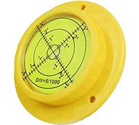 Beausoleil Livello A Rotondo, Livello A Circolare di Alta Precisione 90 X 17 Mm con 3 Fori Strumento di Misura