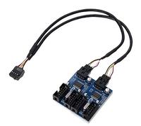 Beausoleil Motherboard USB 9Pin Intestazione 1 A 4 Cavo di Estensione Moltiplicatore 30Cm Porta Divisore