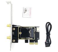 Beausoleil Scheda Adattatore per Scheda di Rete da NGFF M.2 un PCIE La Scheda Adattatore PCIE Supporta La Scheda di Rete Wireless NGFF M.2