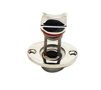 Beausoleil Tappo per Scarico Barca in Acciaio Inox Piletta Foro di Drenaggio Marine Dinghy Garboard Materiale Accessori Barca Guarnizione Rosso