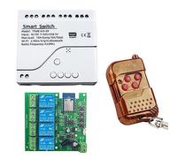 Beausoleil Tuya Smart Switch WiFi DIY Timer + Telecomando AC/DC 7-32V 4CH RF Smartlife Modulo Home Home Accessori di ricambio