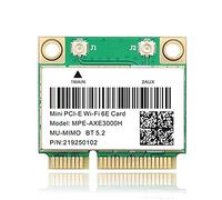 Beausoleil WiFi 6E 2400Mbps AX210 -AXE3000H Wireless Mini PCI-E Card per BT 5.2 802.11AX 2.4G/5G/6Ghz Scheda di Rete Wlan Adattatore