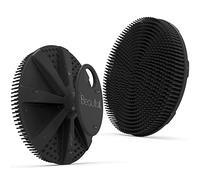BEAUTAIL Spazzola per il corpo in silicone, spazzola per esfoliare il corpo, spazzola esfoliante, spazzola da bagno, più igienica di luffa, per donne, uomini, Nero