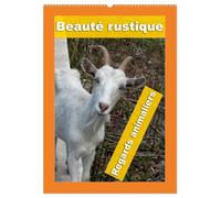 Beauté rustique Regards animaliers (Calendrier mural 2027 DIN A2 horizontal), CALVENDO calendrier mensuel: Des portraits d'animaux d'élevage mettant en valeur leur caractère unique.