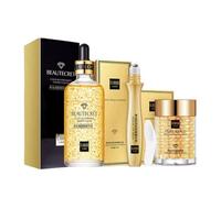 Beautecret - Set di trattamenti per la pelle, siero alla niacinamide oro 24K, crema per gli occhi, essenza idratante