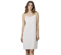 BEAUTELICATE Sottoveste Donna Cotone Lavato Cort Antistatico Abitino Sottoveste Sottogonna Loose Fit per Abiti Camicia da Notte Pigiama Intimo Estiva Bianca, S