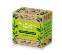 BeauTerra - Shampoo solido per capelli normali, 75 g - Formula arricchita con olio di mandorle dolci - Made in France - Eco-progettato e Zero Rifiuti