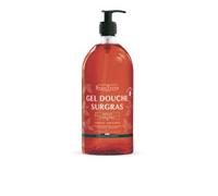 BeauTerra - Gel doccia surgras 1L - per pelli sensibili - senza sapone - corpo e capelli - profumo monoi - olio di monoi - 100% prodotto in Francia