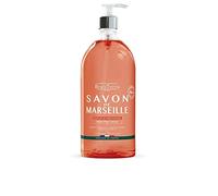 BeauTerra - Sapone di Marsiglia Liquido 1L - Fiore d'Oranger - Corpo e Mani - 96,5% di Ingredienti di origine naturale - 100% Made in France