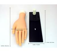 Beauticom Morbido Flessibile Riutilizzabile Pratica Nail Art Manichino Mano