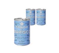 Beautifood - Brodo di frutti di mare, Fumet, Fondo concentrato per riso e stufati a base di frutti di mare del Mediterraneo | 100% naturale | 4 porzioni x lattina (contenuto per lattina 400gr) | 3
