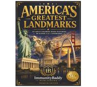 Beautiful American Landmarks Coloring Book
