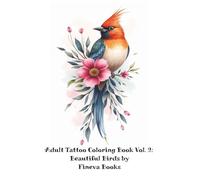Beautiful Birds: Tattoo Coloring Book For Adults - 55 Stunning Designs for Relaxation and Stress Relief: A Calming Adult Coloring Book Featuring Gorgeous Bird Tattoo Art for Mindful Creativity